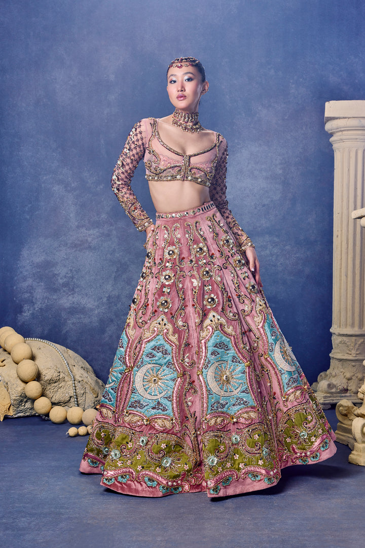 The Velvet Siren - Full Lehenga Set