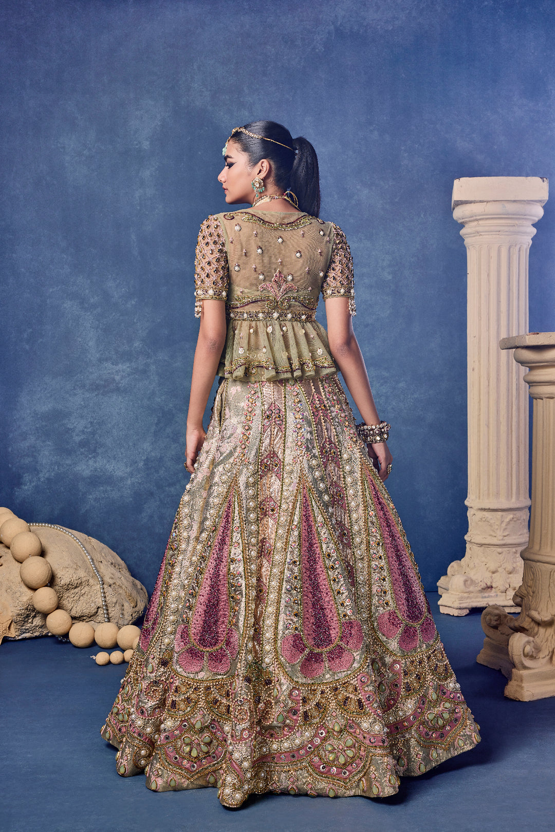 Madonna In Bloom - Full Lehenga Set
