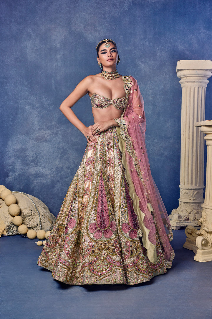 Madonna In Bloom - Full Lehenga Set