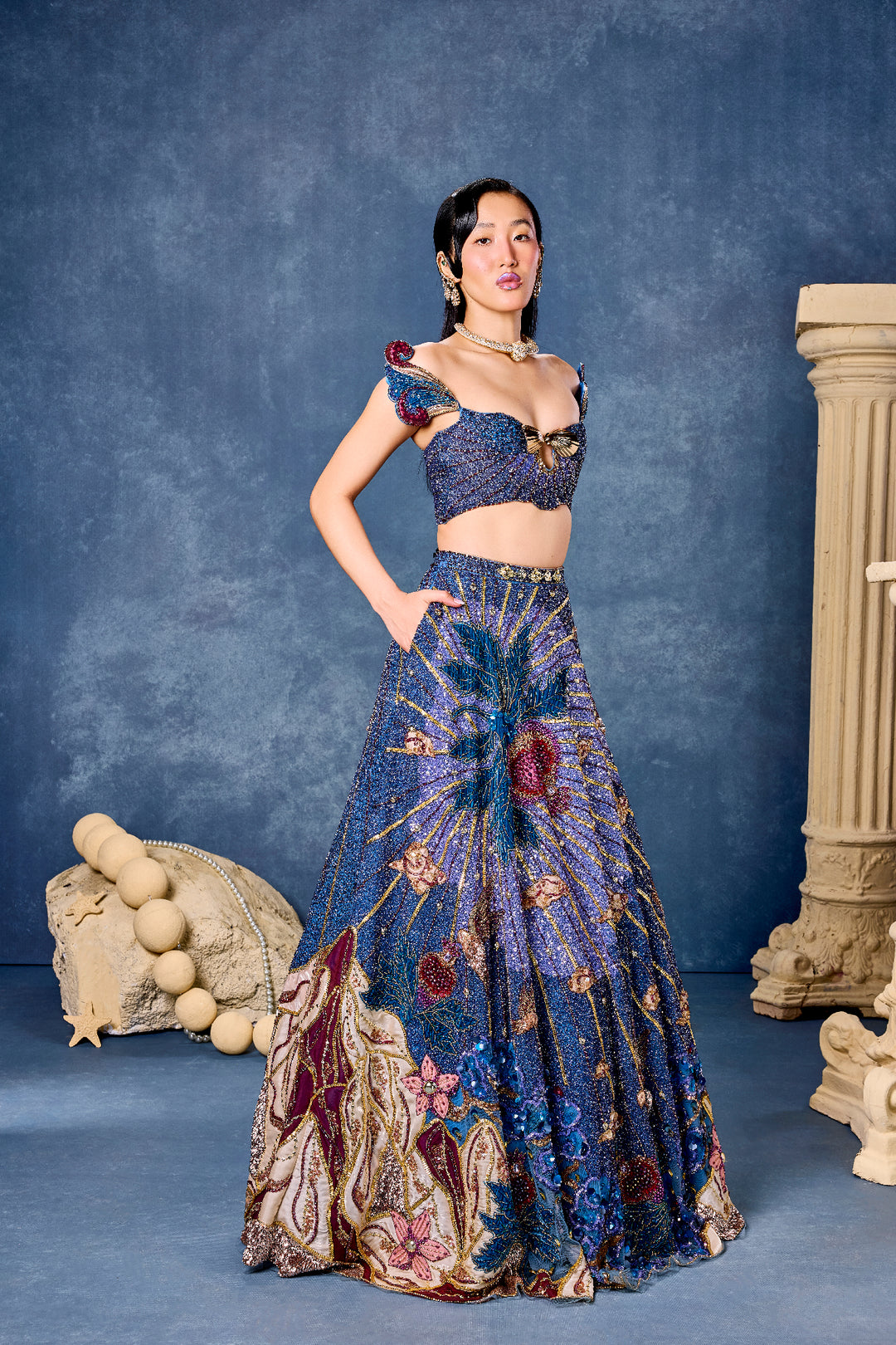 Seeds Of Eden - Lehenga Set