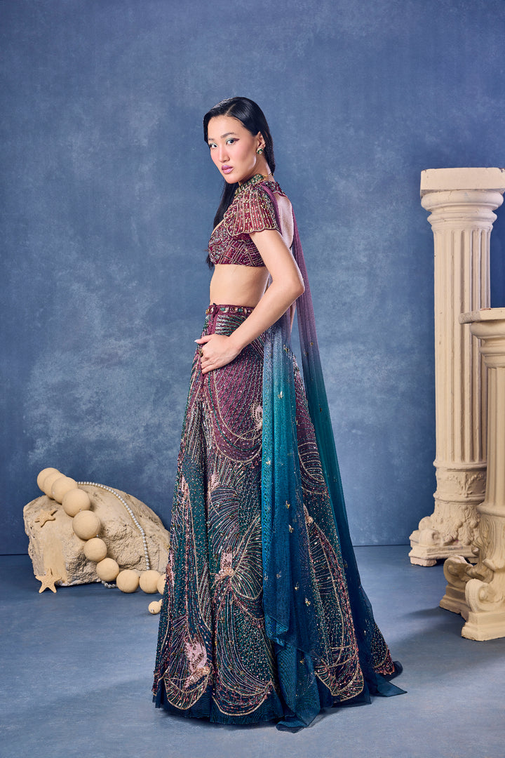 Halo After Dark - Full Lehenga Set