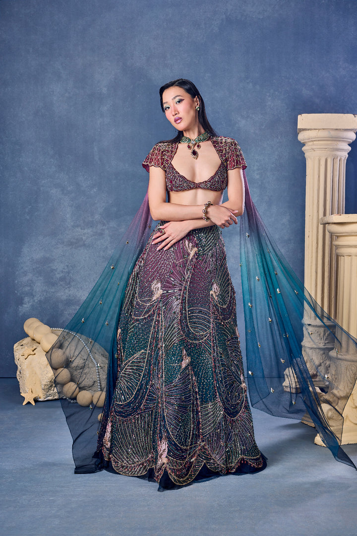 Halo After Dark - Full Lehenga Set