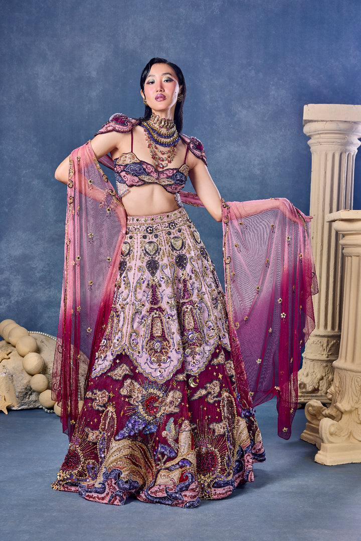 Wings Of Desire - Full Lehenga Set