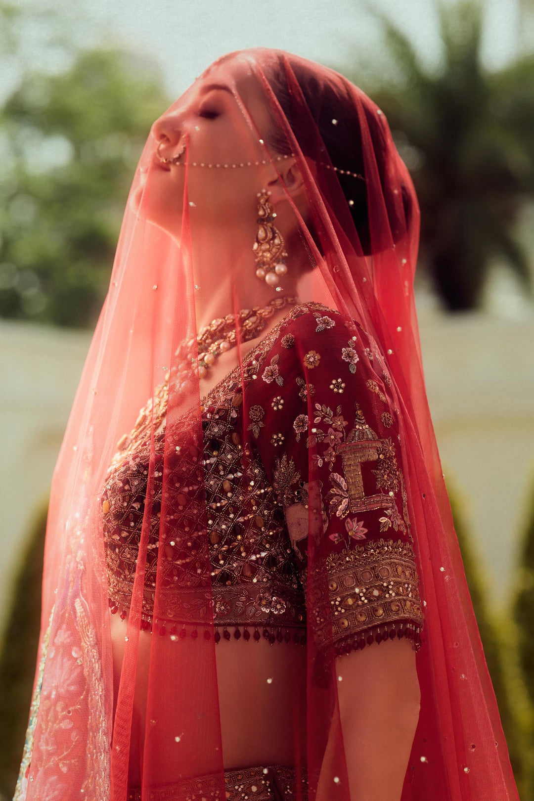 Pichwai Mahal Lehenga set