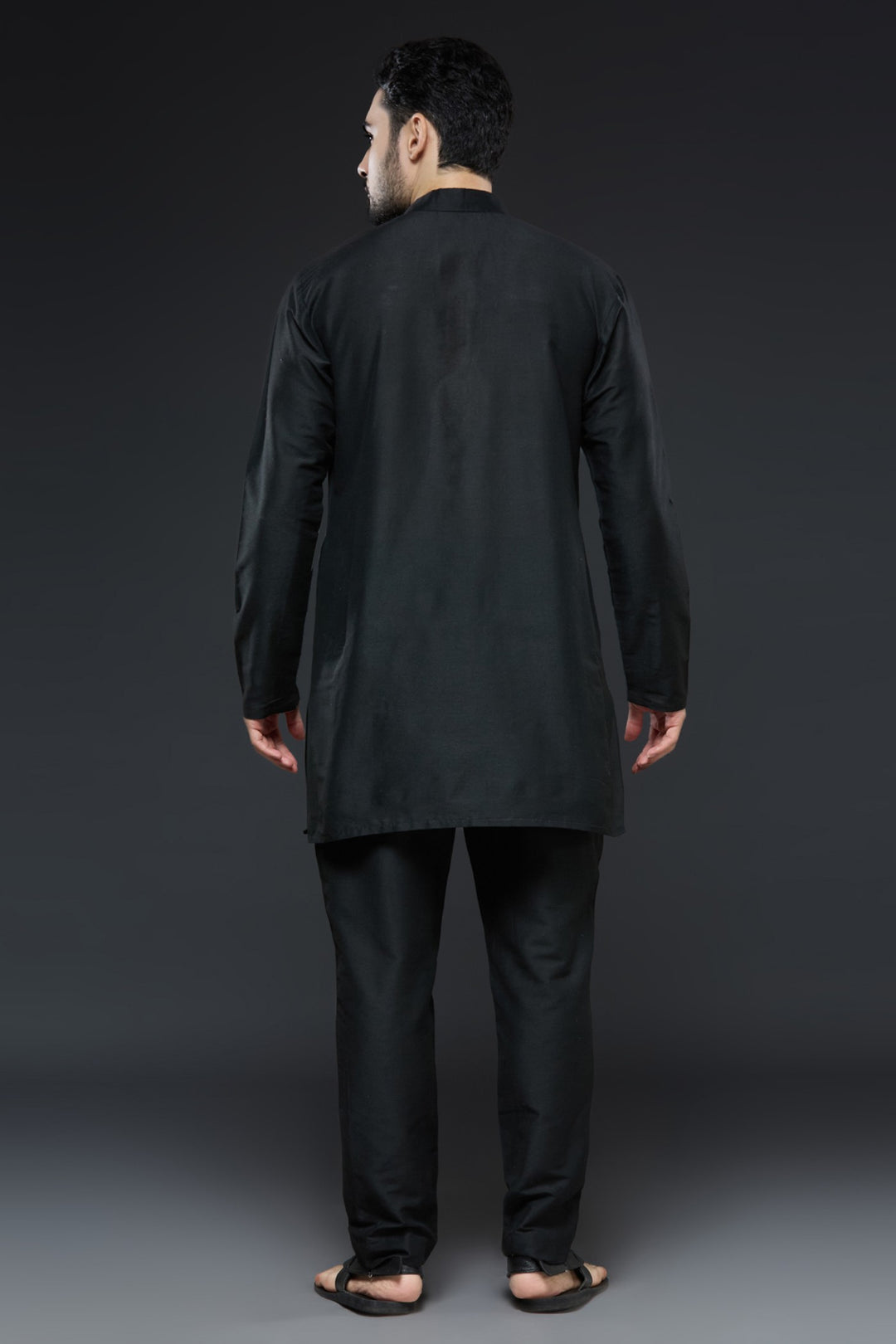 Black Mirror Sherwani Set