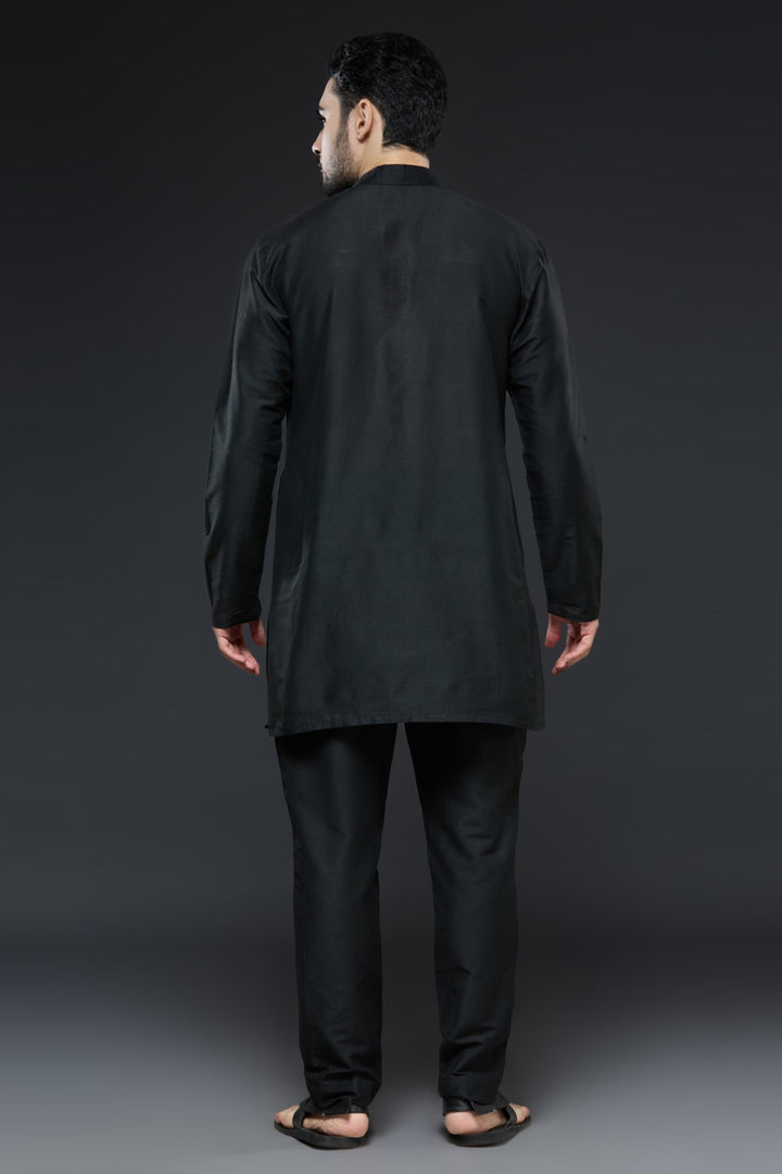 Black Mirror Sherwani Set