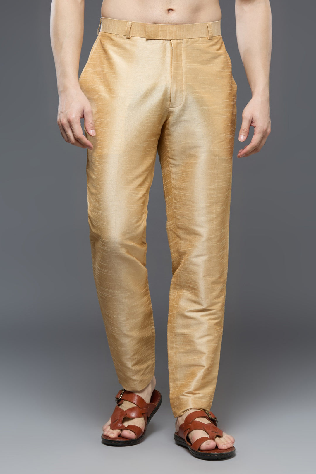 Ivory Linen Tissue Vest Floral Set