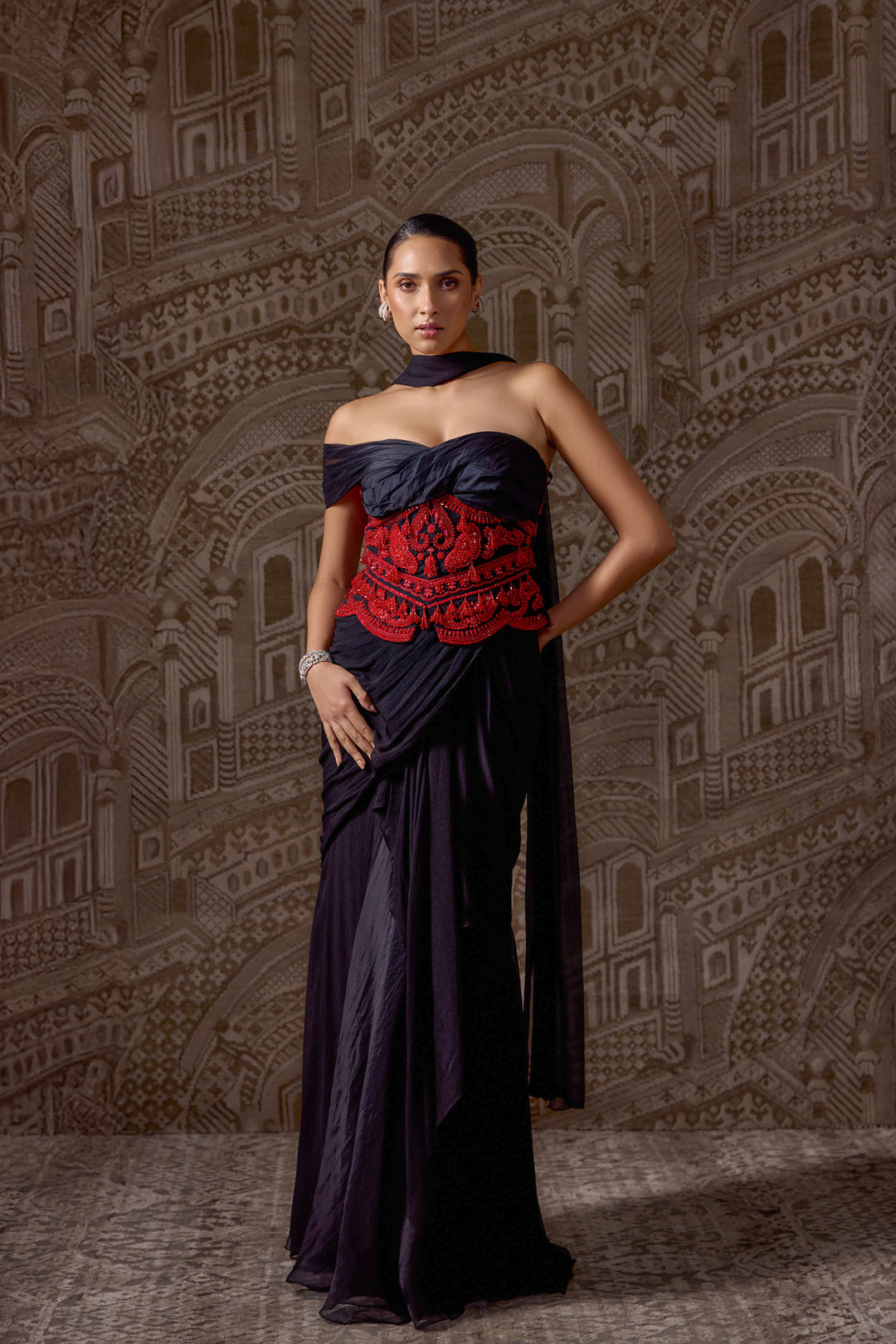 The Gilded Saree Set