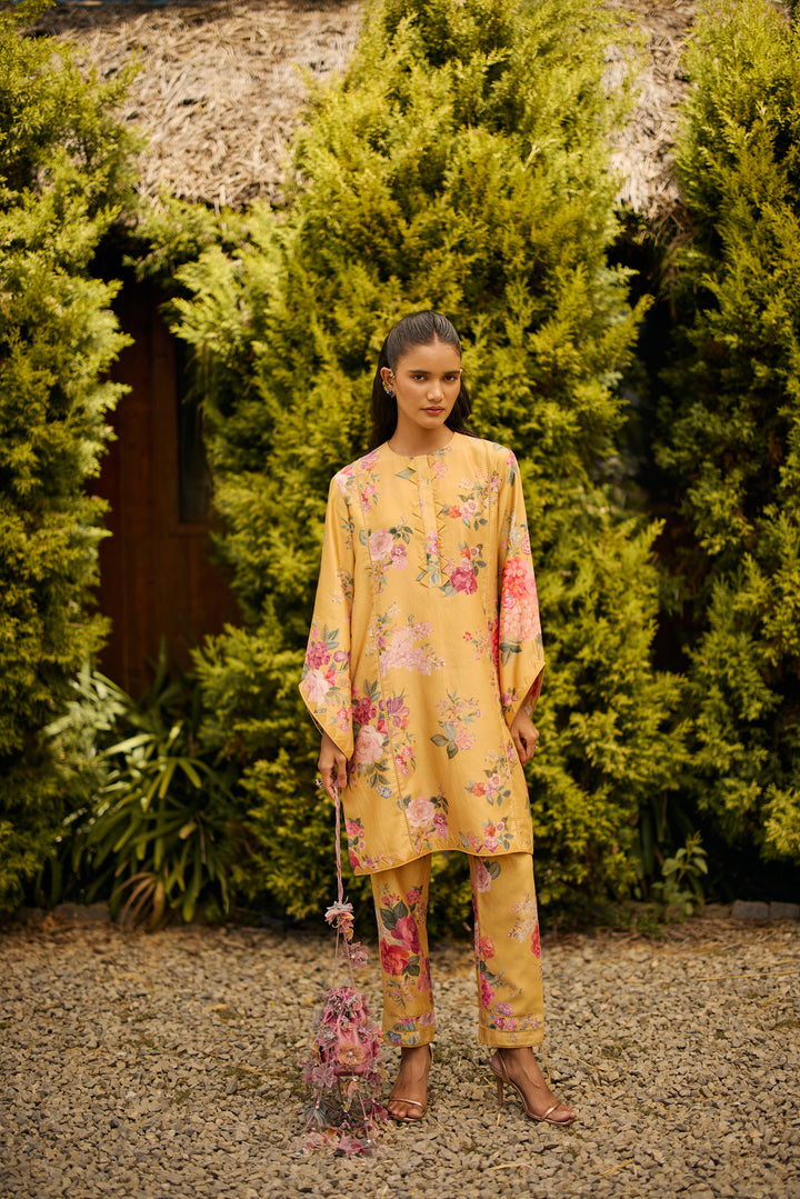Yellow Floral Print