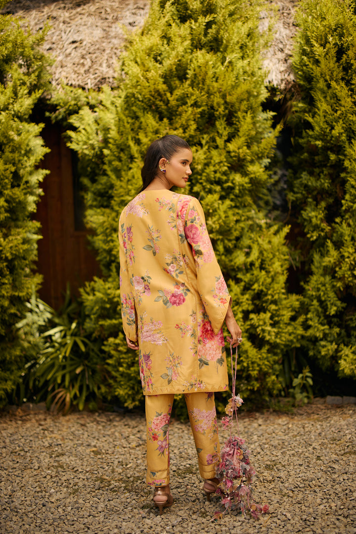 Yellow Floral Print