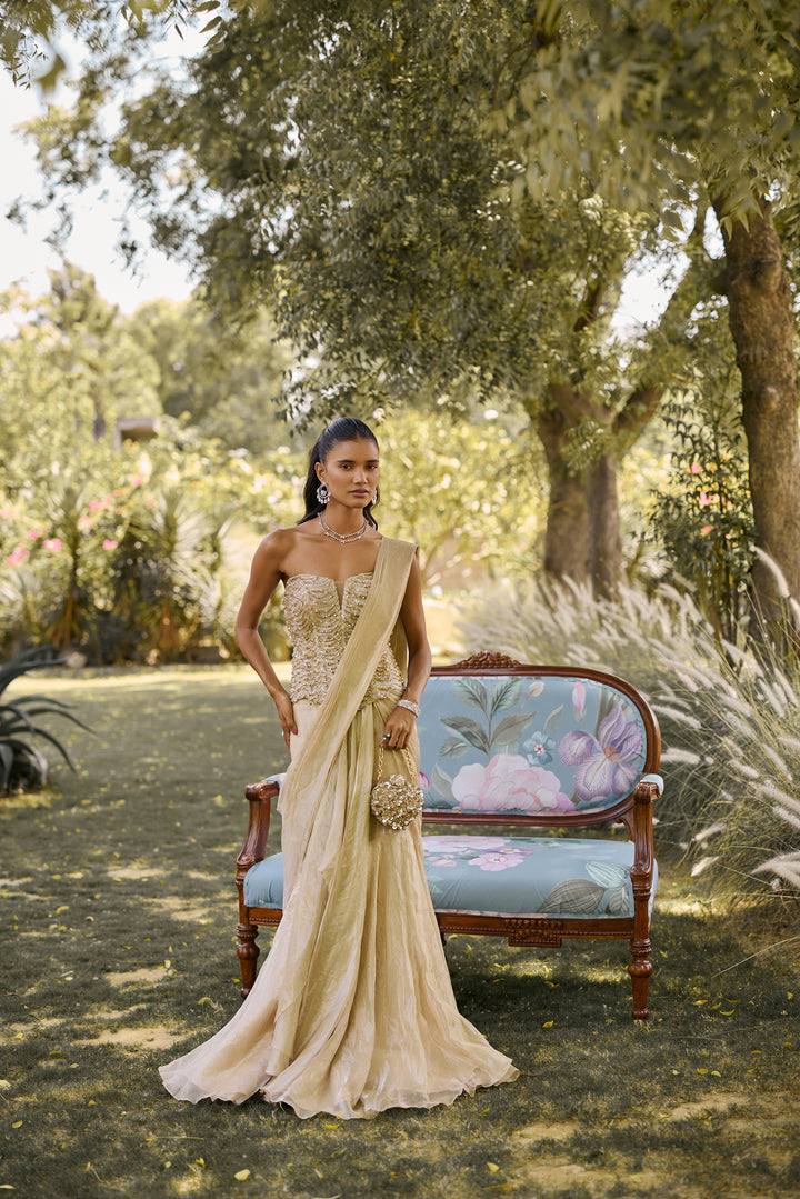 The Golden Era Saree Set