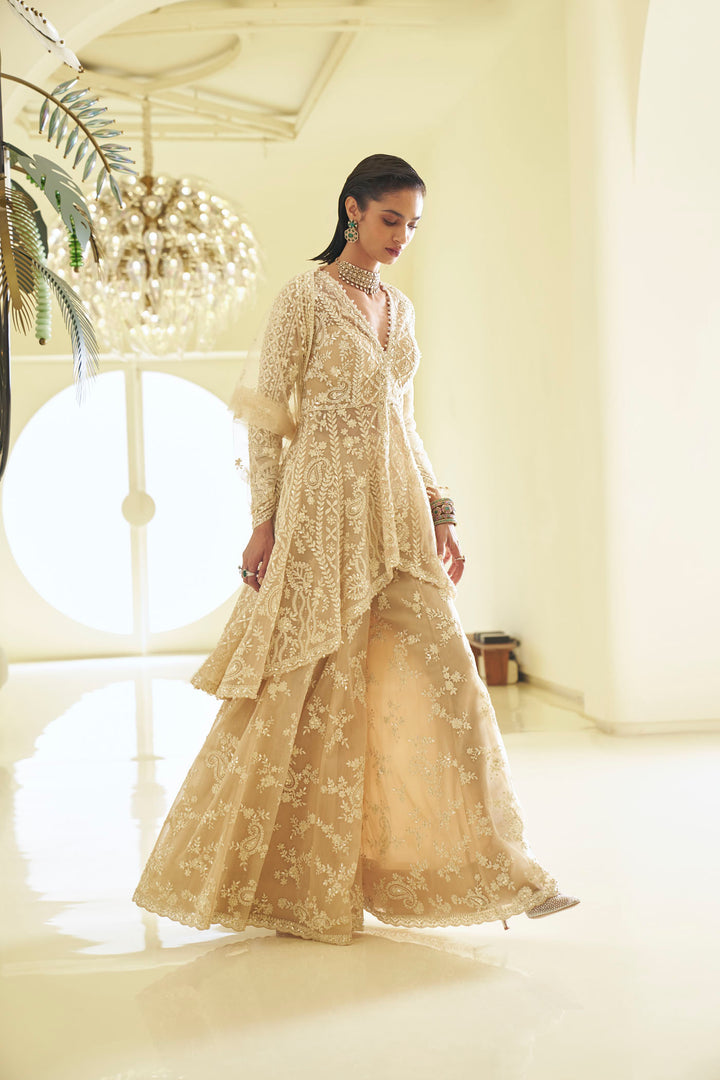 High-Low Dori Sharara Set