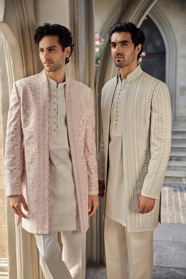 Dusty Rose Open Jacket Set