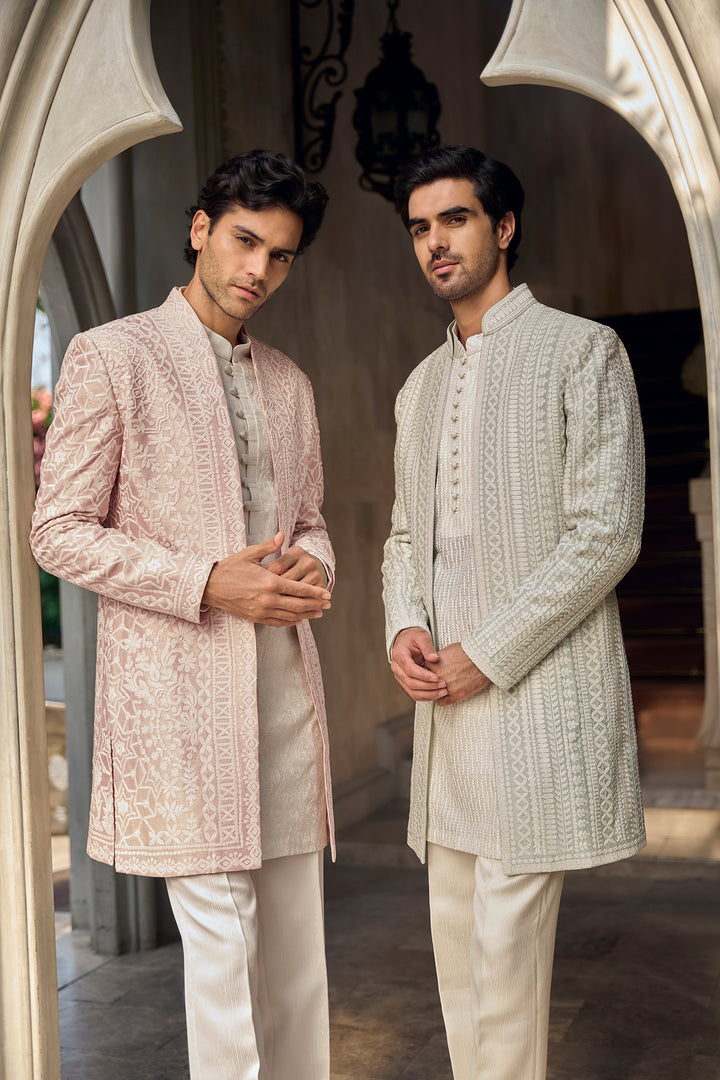 Dusty Rose Open Jacket Set