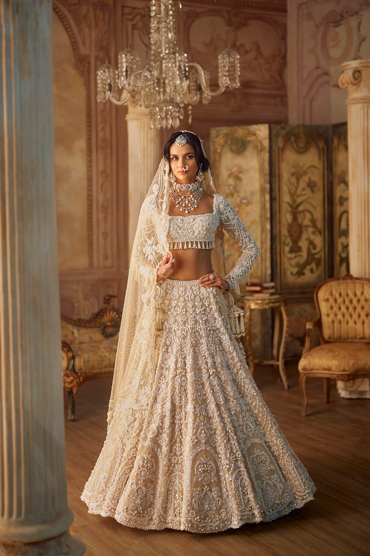Nude Pearl Lehenga Set