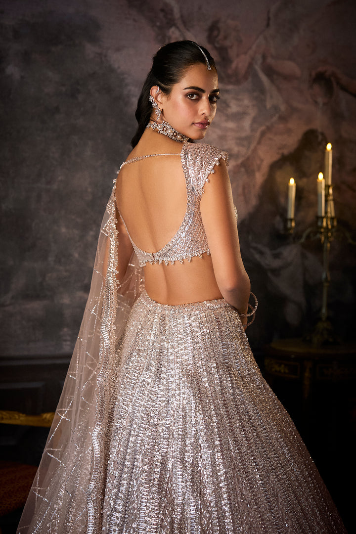 Dusty Mauve Lehenga Set