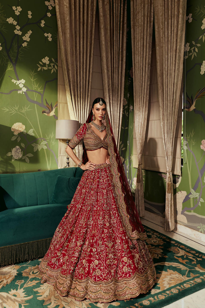 Sheesh Mahal Lehenga Set