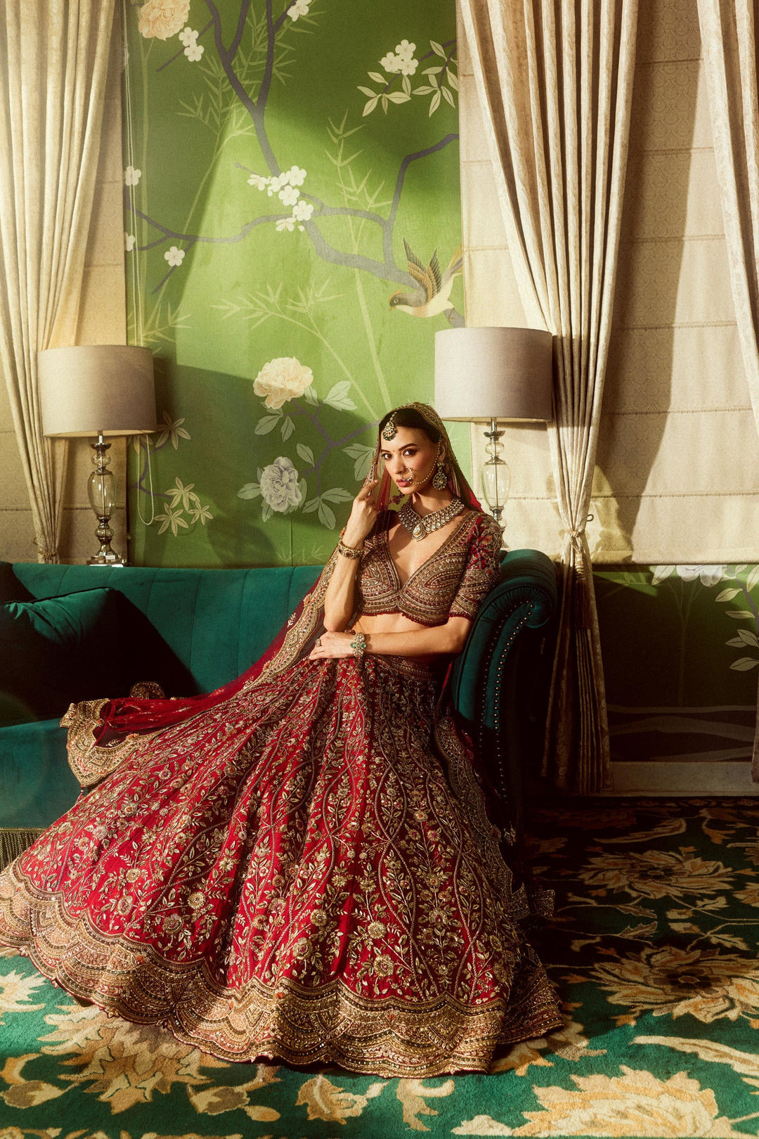 Sheesh Mahal Lehenga Set