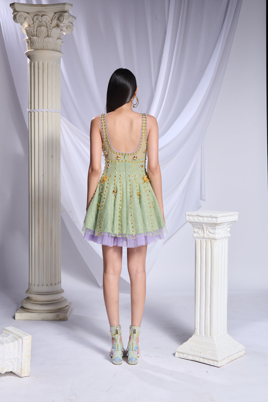Nebula Nightfall Baby Doll Dress