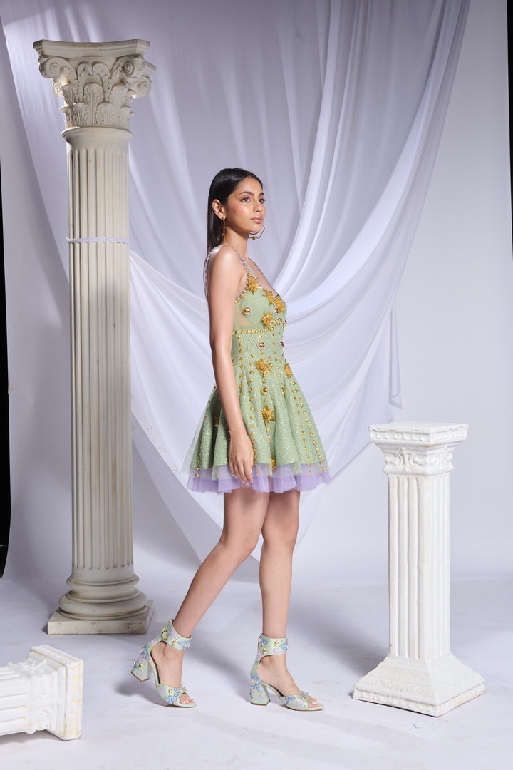 Nebula Nightfall Baby Doll Dress