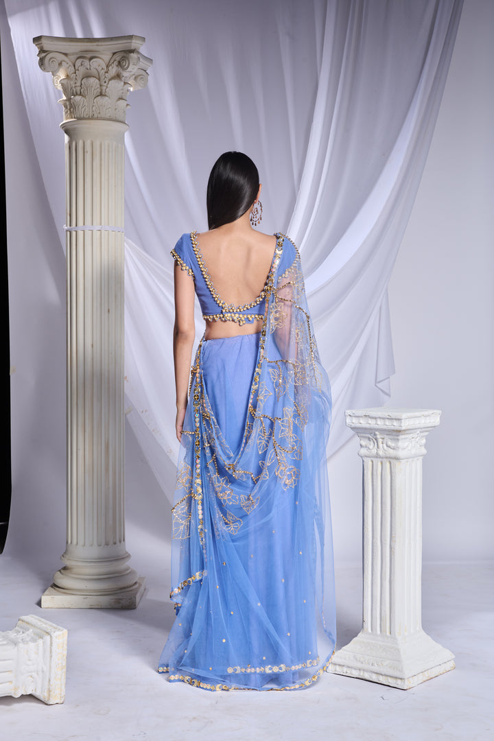 Sea's the Day Saree Set