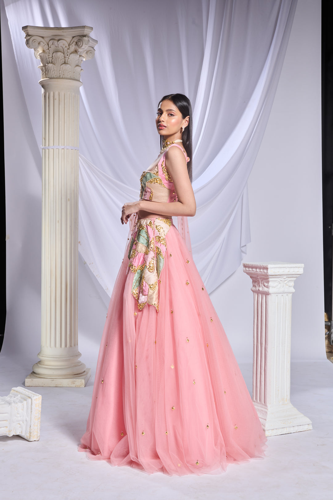 Preach Pink Lehenga Set