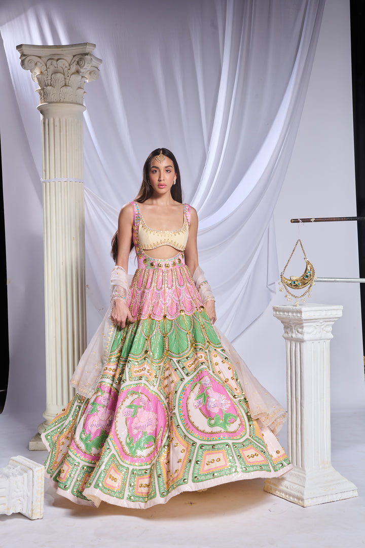 Lunar Prism Gown