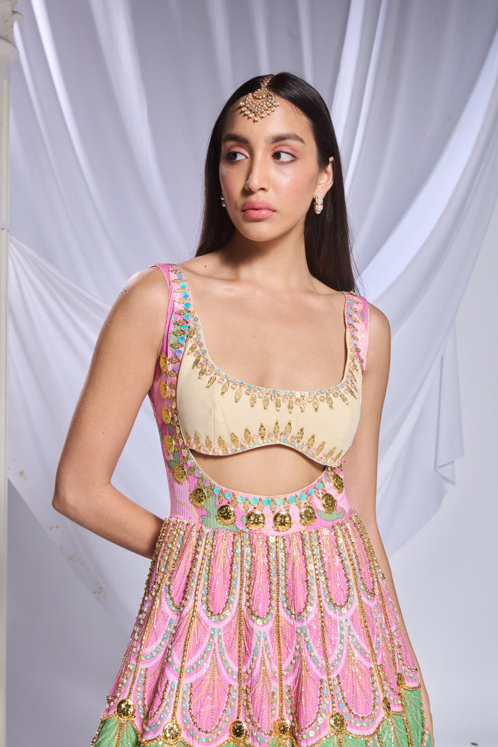 Lunar Prism Gown