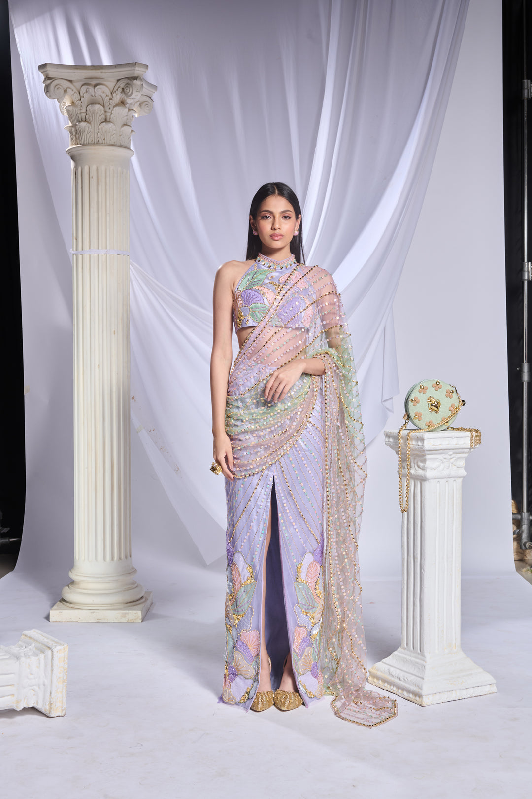 Moonlit Melody Saree