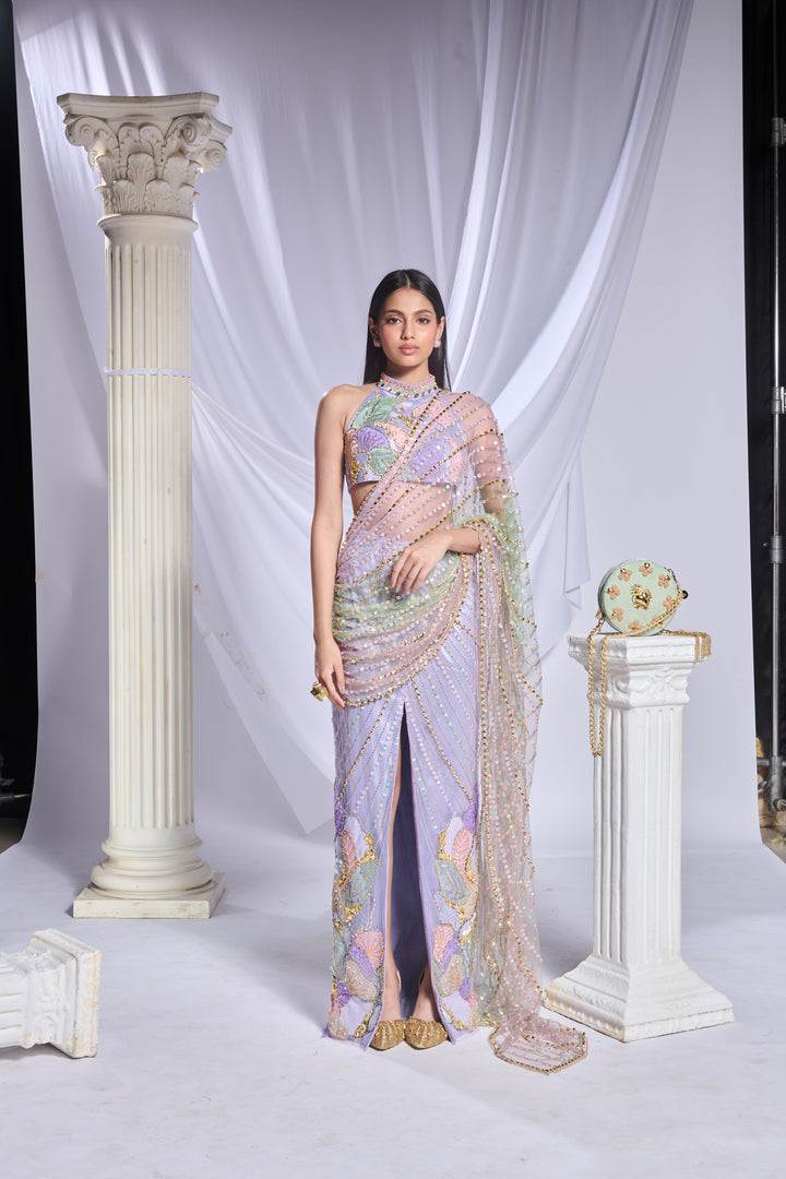 Moonlit Melody Saree