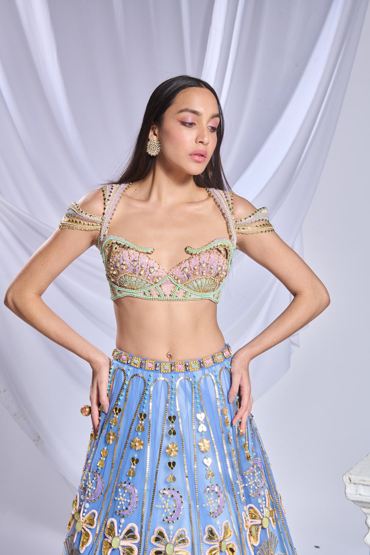 Once In A Blue Moon Lehenga Set