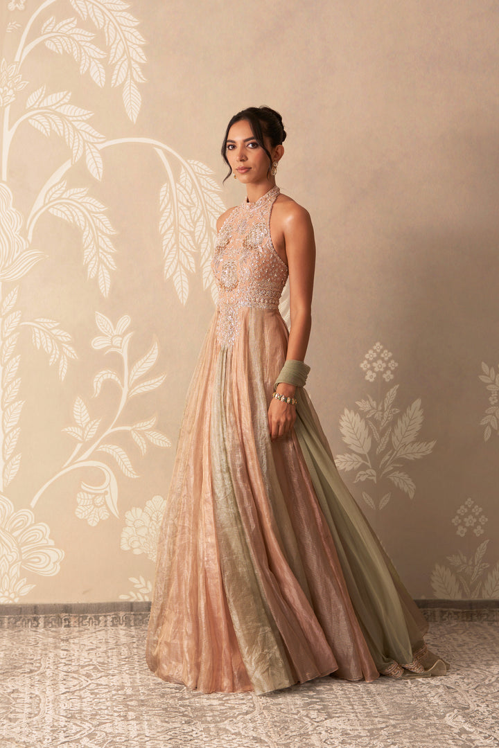 Leher Anarkali Set