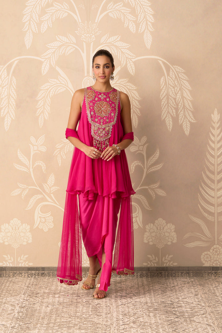 Saaz Kurti Skirt Set