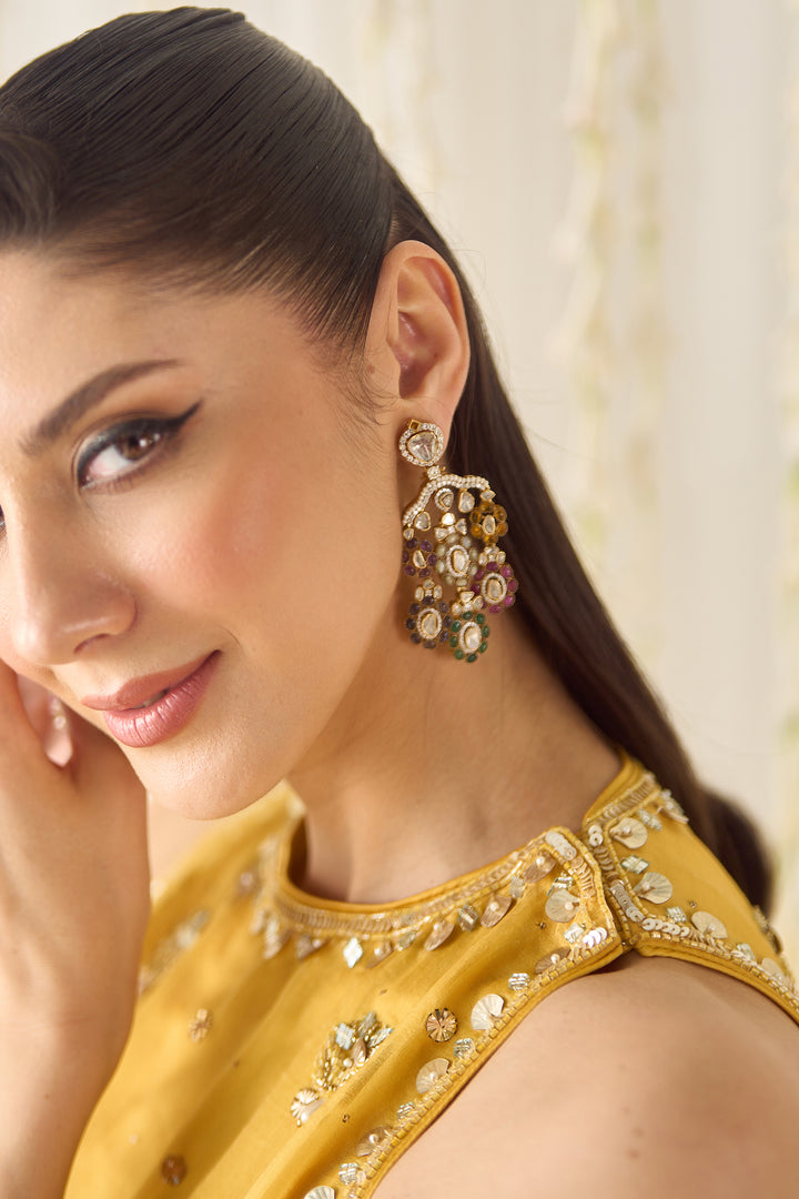 Mustard farsi salwar suit set