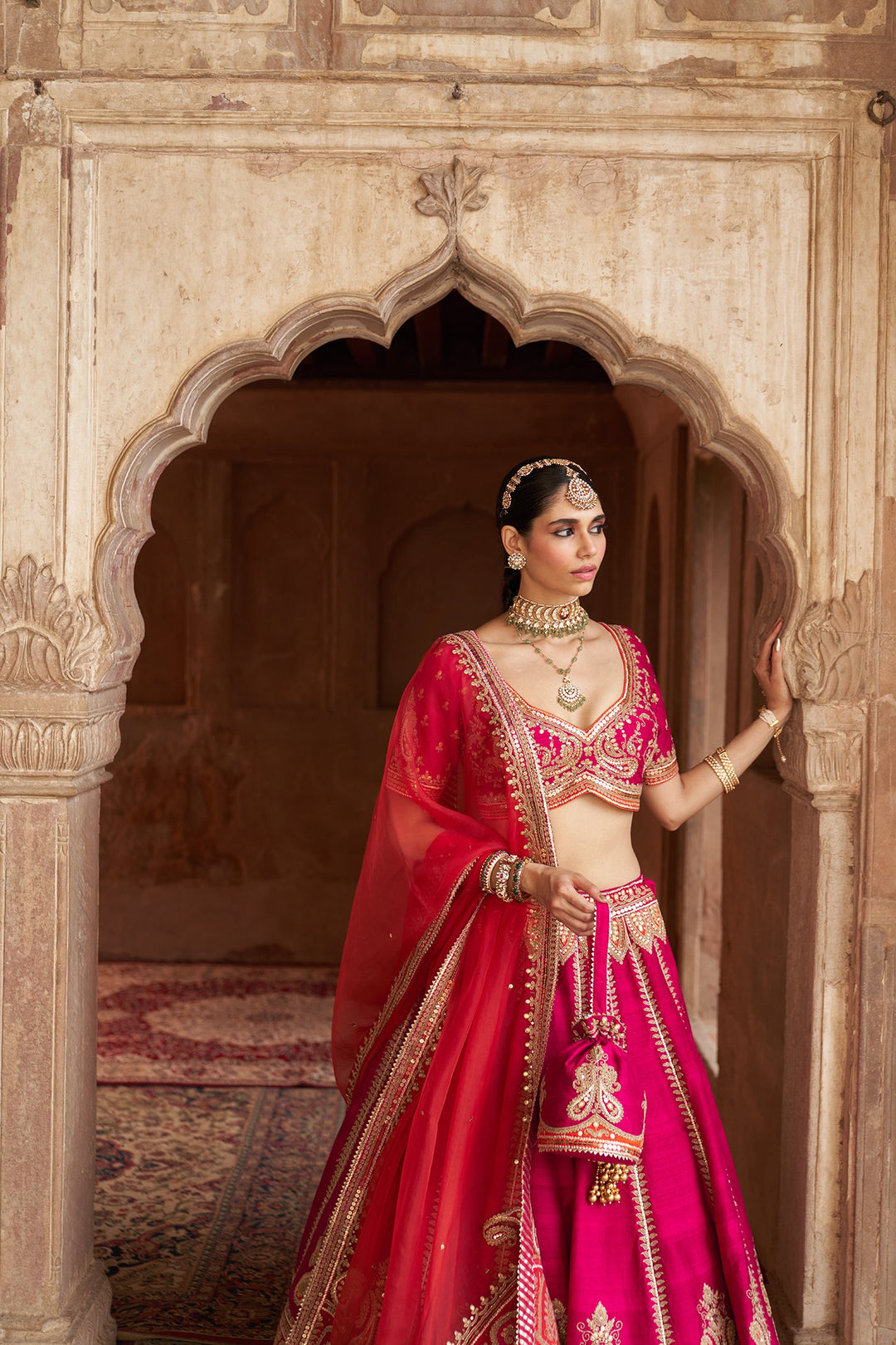 Amara - Hotpink Lehenga