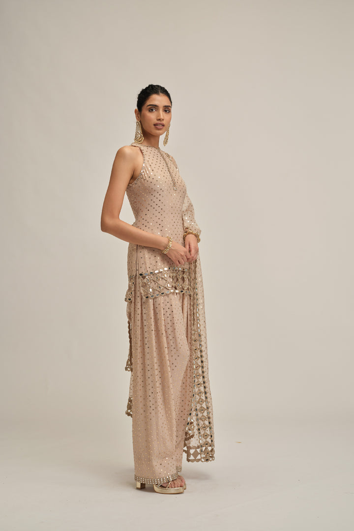 Light Beige Kurta Salwar Set