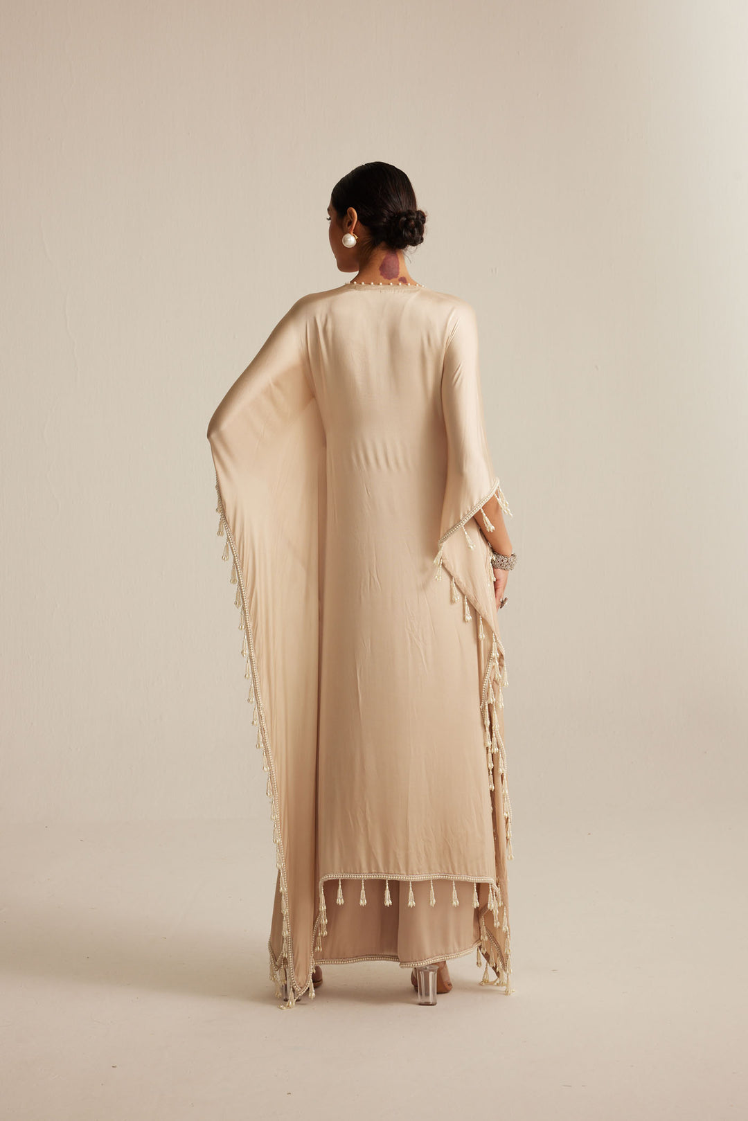 Light Beige Kaftaan Set