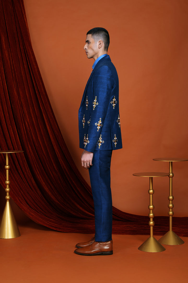 Cruz - Blue Blazer Set