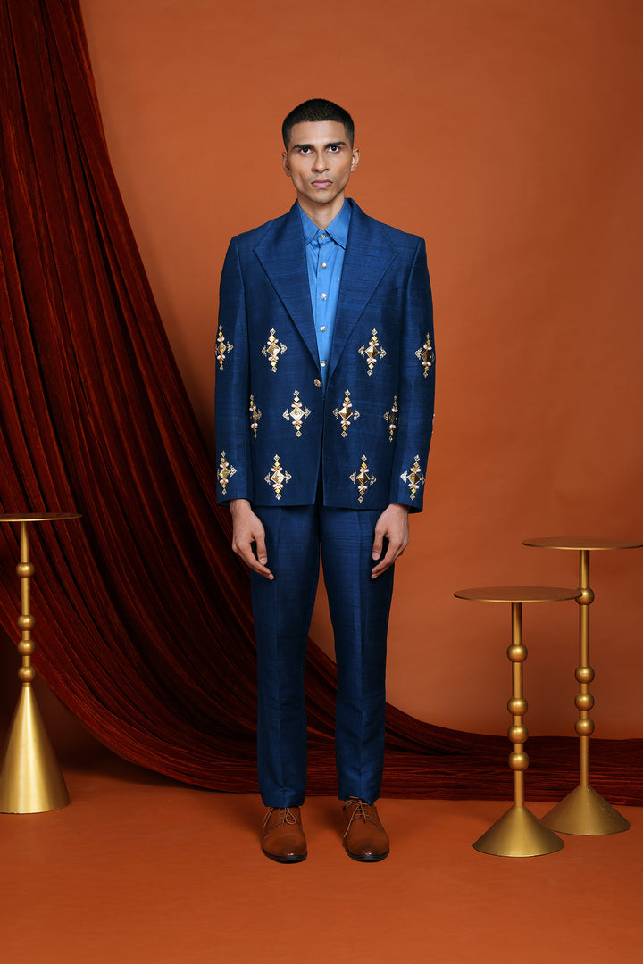 Cruz - Blue Blazer Set