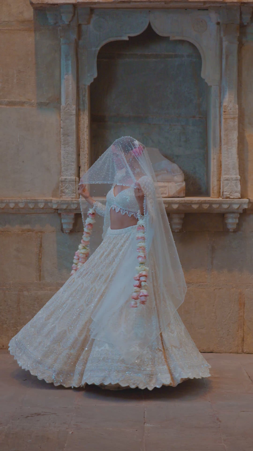 Ivory Noor Lehenga