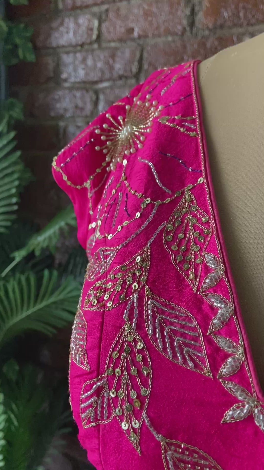 Sage Green Organza Embroidered Saree