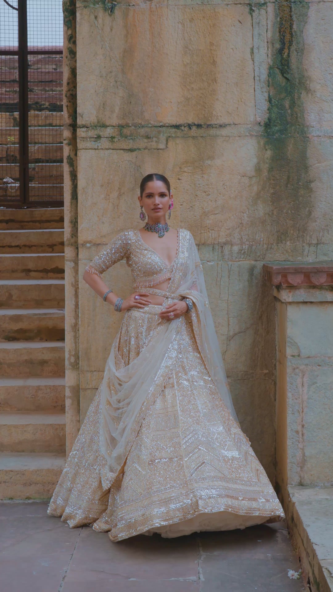 Gold Ziya Lehenga