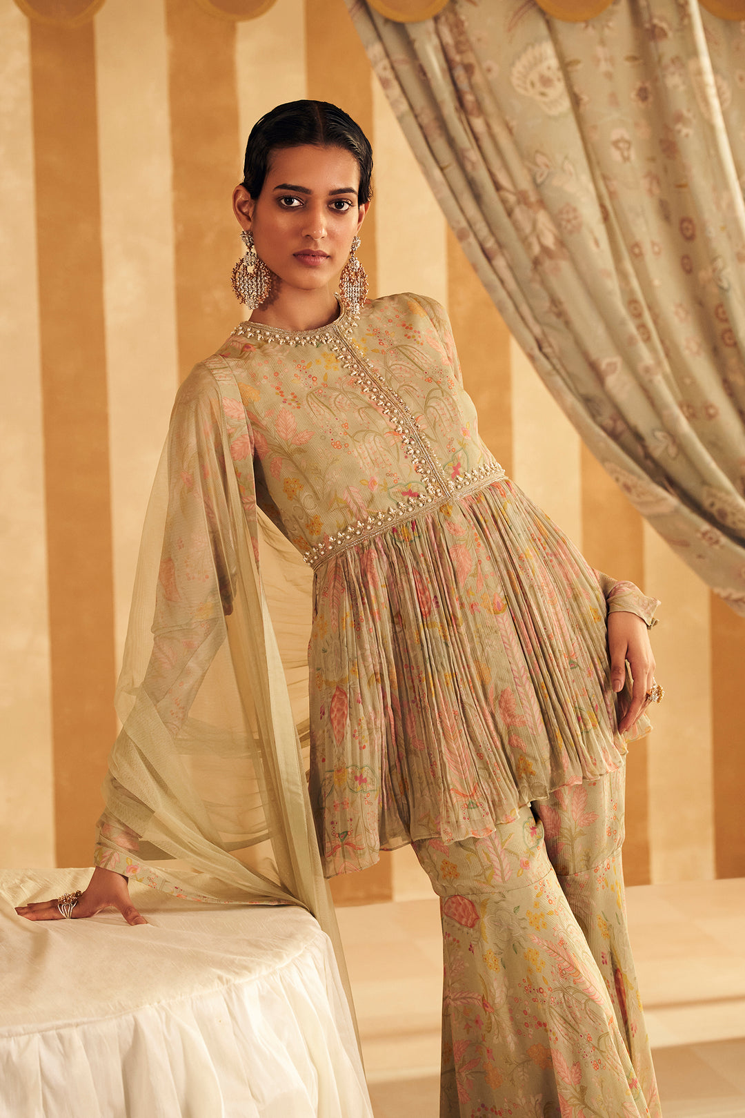 Nashit Peplum Set