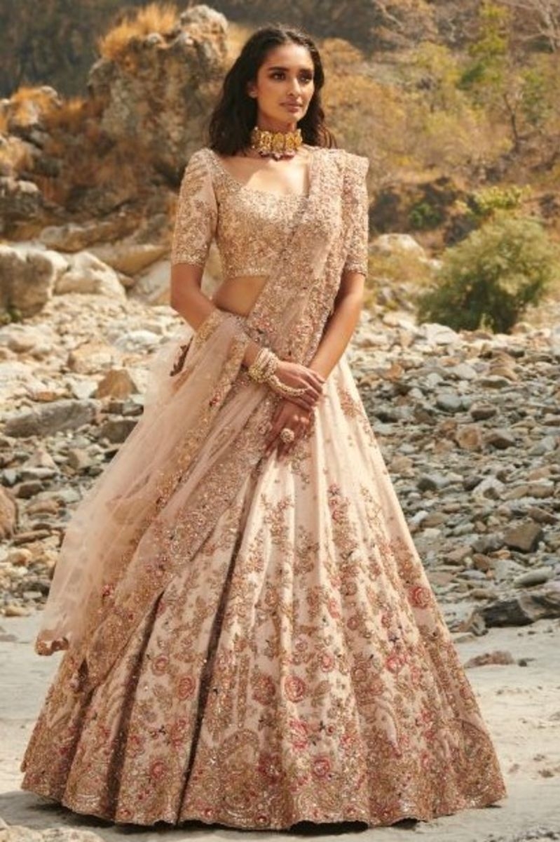 Bridaltrunk Online Indian Multi Designer Fashion Shopping Savannah Silk Lehenga Set