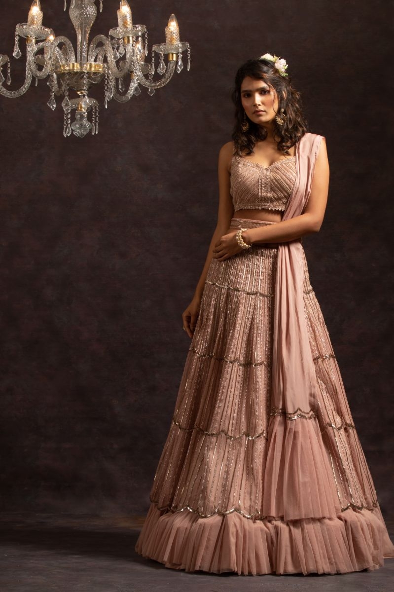 Bridaltrunk Online Indian Multi Designer Fashion Shopping Blush Pink