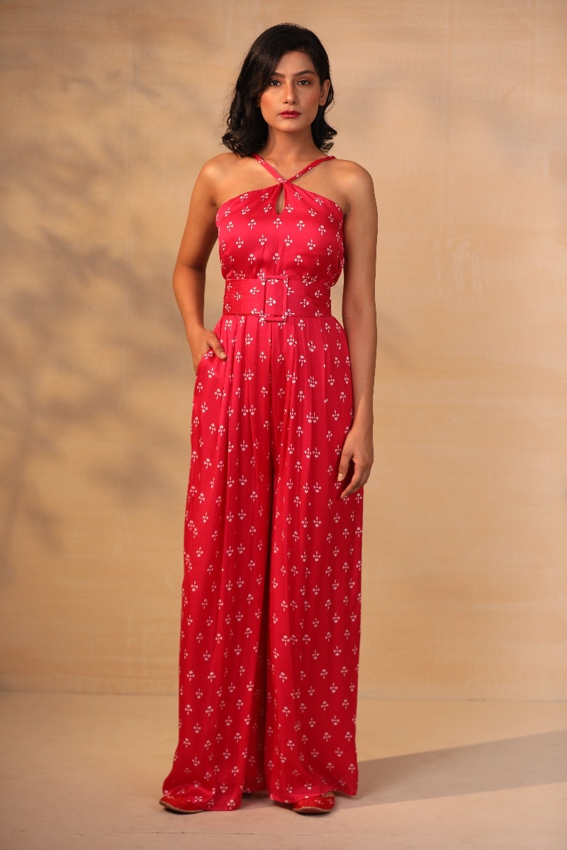 PRINTED JUMP SUIT 