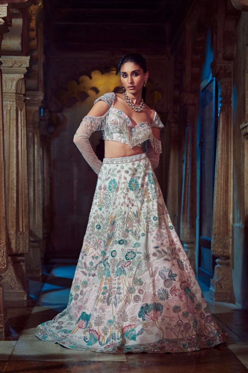 Flamingo lehenga