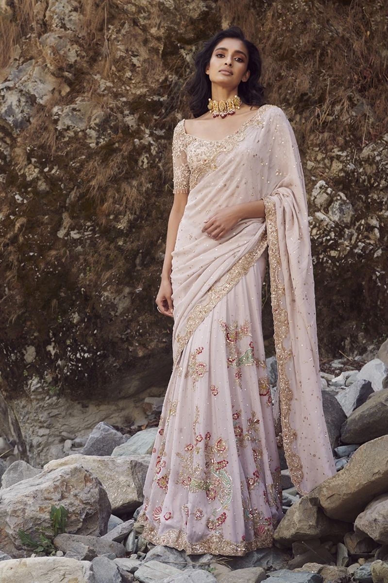 OPHELIA CHIFFON LEHENGA SARI