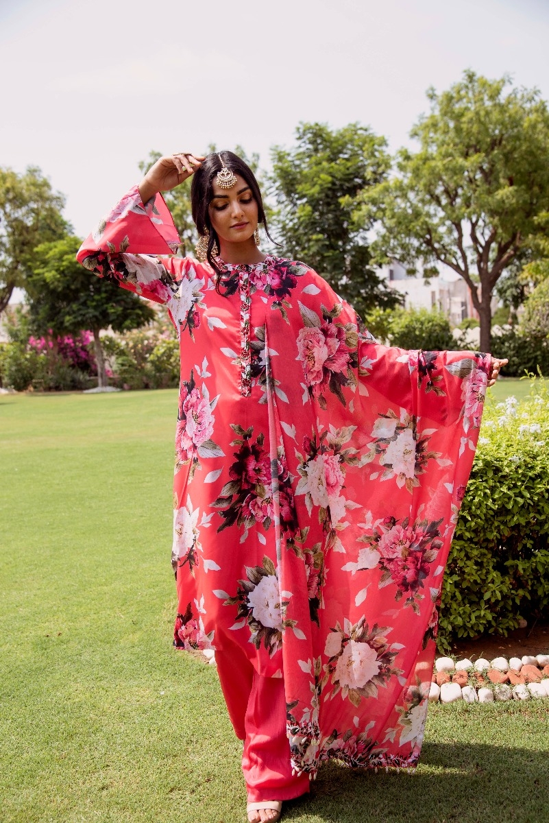 BRIGHT PINK TUNIC SET