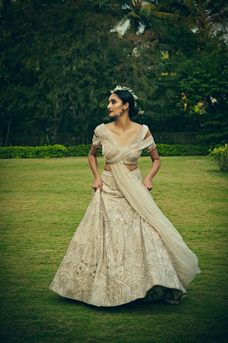 PEARL IVORY LEHENGA